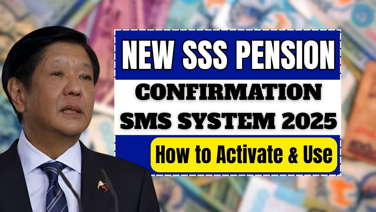 New SSS Pension Confirmation SMS System 2025 – How to Activate & Use